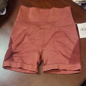 JoyLab High-Waisted Burgundy Shorts